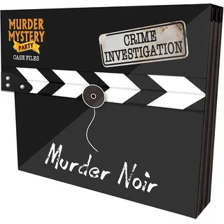 University Games Murder Mystery Party Case Files: Murder Noir für 1 oder mehr Spieler ab 14 Jahren