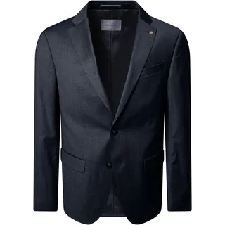 Sakko PIERRE CARDIN "Alain", Herren, Gr. 50, grau (salute), Obermaterial: 98% Wolle WO. 2% Elasthan EL., Sakkos Sakko, mit modernem Schnitt