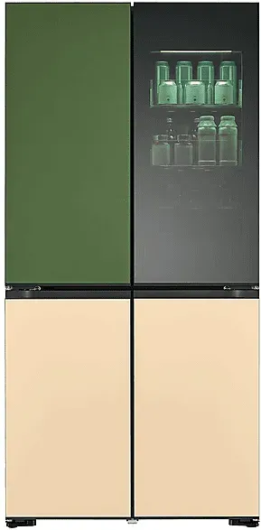 Bild von GMV960NNME Side-by-Side Kühlkombination Freistehend 617 L, E, Mehrfarbig