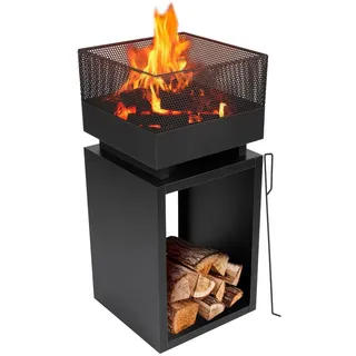 BBQ Collection Terrassenofen Ø 85 cm Schwarz