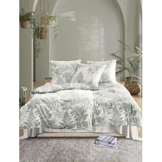 IRISETTE Easy 8649 Floral Grün 135 x 200 cm + 80 x 80 cm