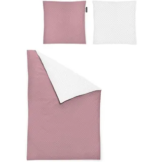 IRISETTE Jessica Dreiecke Rosa 155 x 220 cm + 2 x 80 x 80 cm