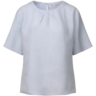 Seidensticker Damen Regular Fit Kurzarm Bluse, Hellblau, 34