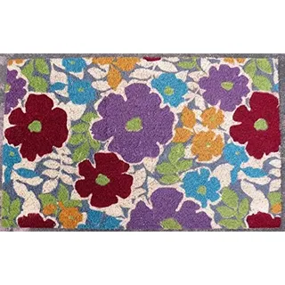 Gift Company Fußmatte Blumen, Cocco/PVC, 75 x 1,5 x 26 cm