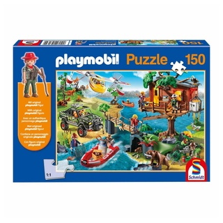 Schmidt Spiele Playmobil, Baumhaus, 150 Teile, Klassische Puzzle