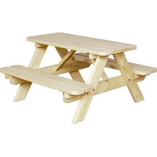 Picknicktisch Kinder Gartentisch Jimmy Kiefer Holz 90x85cm