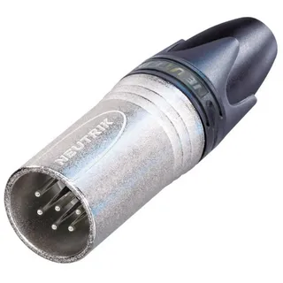 Neutrik NC6MXX XLR-Steckverbinder Stecker, gerade Polzahl 6 Silber 1St.