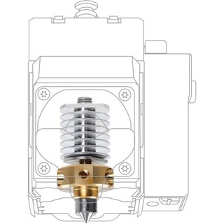 XYZprinting Quick Release HSS Edelstahl Extruder 0.4mm Passend für (3D Drucker): XYZprinting da Vin