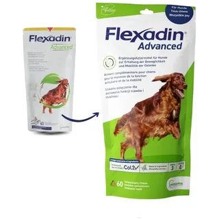 Vétoquinol Flexadin Advanced Nahrungsergänzungsmittel für Hunde 180 g (60 Bissen)