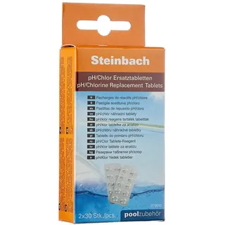 Steinbach pH / Chlor Testtabletten grün 2 x 30 Stück
