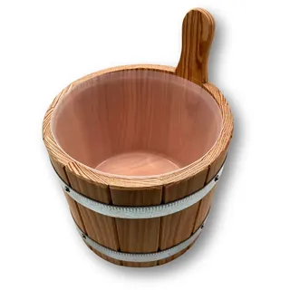Sauna-Aufgusskübel aus Espe naturbelassen 4 Liter