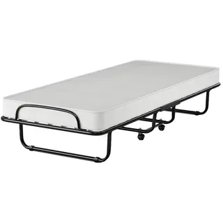 Costway Gästebett 80 x 190 cm schwarz/weiß