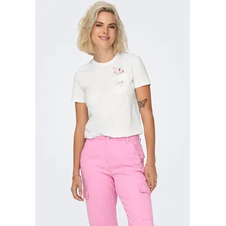 Only Onlpolly Life Reg S/S Pocket Top Box JRS",