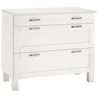 Home affaire Unterschrank »Alby« Breite 100 cm, 3 Schubladen, weiß
