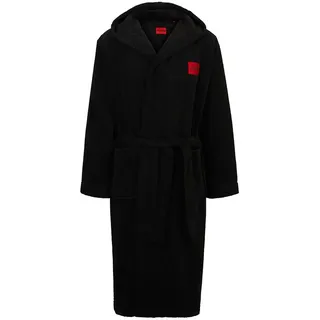 Hugo Terry Gown Bademantel - Black - S