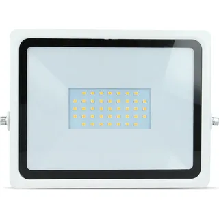 Forever LED Fluter 50W 4000 Lumen Flutlicht Strahler Außenbeleuchtung Wasserdicht IP65 Kaltweiß (6000K) Helle Sicherheitsbeleuchtung für Garten Hof Garage Lager etc.