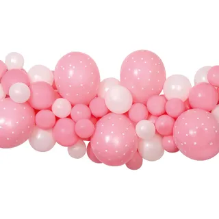 Ciao - Kit Luftballons DIY Baby Pink (65 Latex-Luftballons, 300 cm), rosa
