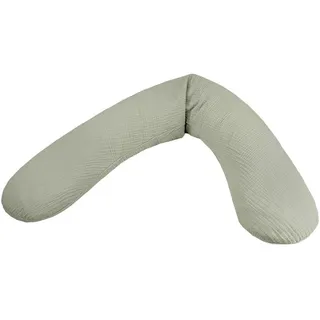 Theraline Stillkissen , Grün, Salbeigrün , Textil , ca. 42 l , Füllung: EPS Mikroperlen, Polystyrol,Polystyrol, feine Perlen , 190 cm , Oeko-Tex® Standard 100 , Bezug abnehmbar, Bezug waschbar, schadstoffgeprüft, mit Reißverschluss , Füttern, Stillen, Stillkissen
