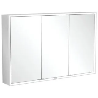 Villeroy & Boch My View Now Einbau-Spiegelschrank, 3 Türen, mit integrierter Beleuchtung, mit Sensordimmer, 1200x750x167,5mm, A4561200