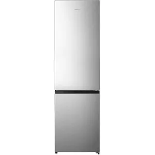 Hisense RB440N4ACA Kühl-Gefrier-Kombination/Höhe 201 cm/Kühlen 178 L/Gefrieren 98 L/LED Beleuchtung, Edelstahl