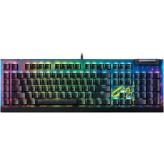 Razer BlackWidow V4 X - Fortnite Edition Mechanische Gaming-Tastatur mit RGB (Yellow Switches, 6 eigene Makro-Tasten, Doubleshot-ABS-Tastenkappen) QWERTY US-Layout | Fortnite