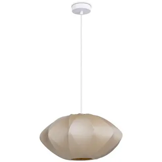 Paco Home HUGO PD1 1-flg. Ø 40 cm geschwungen weiß