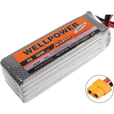 Wellpower lipo akku ultima 4200 mah / 18,5 volt 5s 35/70c ch5/8 xt-60 (18.50 V, 4200 mAh)