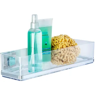 Wenko Quadro Duschkorb Edelstahl, Kunststoff,