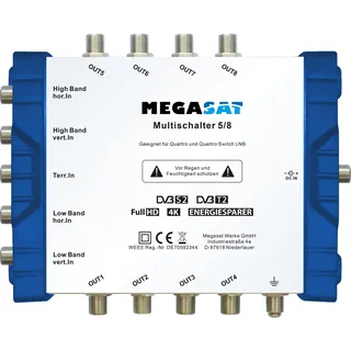Megasat Multischalter 5/8, 0600150