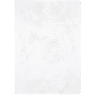 Hochflorteppich , Creme, Weiß , Textil , Uni , rechteckig , 120x170 cm , Oeko-Tex® Standard 100 , für Fußbodenheizung geeignet , Teppiche und Böden, Teppiche, Hochflorteppiche & Shaggys