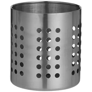 IKEA Besteckkorb "Ordning" Besteckständer aus Edelstahl - Küchenutensilienhalter - 12cm Durchmesser -13,5cm Höhe