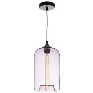 Pendelleuchte SOHO, Glas Glossy, 40 W, rosa, ø 28 x H 18 cm