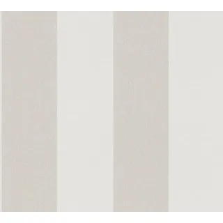 A.S. Création Tapete Blockstreifen selbstklebend - Streifentapete beige braun creme - Tapete Landhaus mit Streifen - 0,52m x 2,5m - Made in Germany