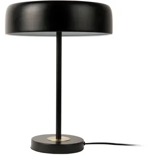 Leitmotiv - Tischleuchte Gold Disc - Schwarz - 30x30x40cm Tischlampe - Nachttischlampe, Wohnzimmer, Schlafzimmer - Schwarz