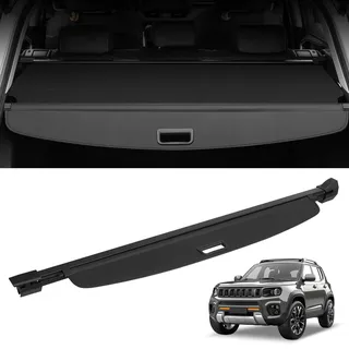 VEVOR Einziehbare Laderaumabdeckung Kofferraumabdeckung für Jeep Grand Cherokee 2 Row 2022-2025 5-Seater, UV-beständige Kofferraumabdeckung aus Aluminiumlegierung & PVC-Lederstruktur