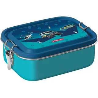 Step by Step Lunchbox Stainless Steel Police dunkelblau