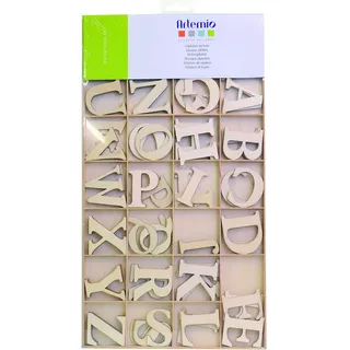 Philips Lighting Philips Artemio 6 cm Holz Alphabet Großbuchstaben, beige