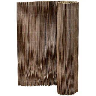 casa.pro Sichtschutzmatte 100 x 500 cm Braun Weide