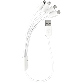 HEITECH PROMOTION GMBH HEITECH Multi USB-Ladekabel 4 in 1 für alle Smartphones USB A Stecker auf Type C2