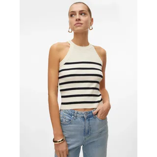 Vero Moda VMSABA RIB SL O-NECK TOP GA NOOS