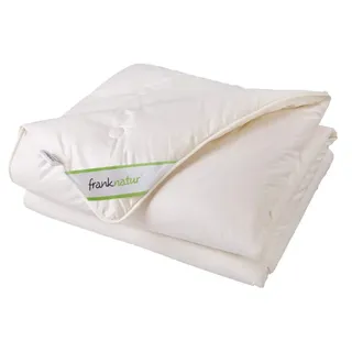 franknatur Lyocell Bettdecke 200x220 Ganzjahresdecke mit Bio Baumwolle | mit Tencel-Füllung und Bio-Baumwoll-Bezug, atmungsaktiv, temperaturausgleichend, Oeko-TEX zertifiziert