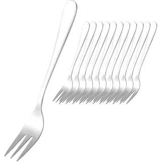 Esmeyer 156-121 Kuchengabel Set Modell, Silber