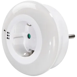Hama LED-Nachtlicht Circle Colour mit integrierter Steckdose Lichtsensor