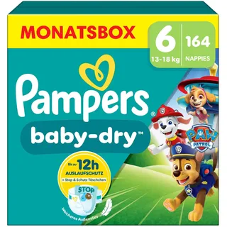 Baby-Dry Gr. 6 (13-18 kg) 164 St. Paw Patrol Edition