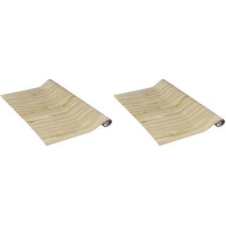 Venilia Klebefolie | Kiefer Holzoptik Braun | 45 cm x 1,5 m, Stärke 95μ | Selbstklebende Möbel-Folie, Dekofolie, Tapete, Küchenfolie | ohne Phthalate | Made in EU (Packung mit 2)