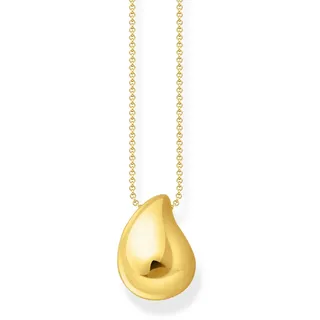 Thomas Sabo Kette mit Anhänger Bold Elegance Tropfenform Gold