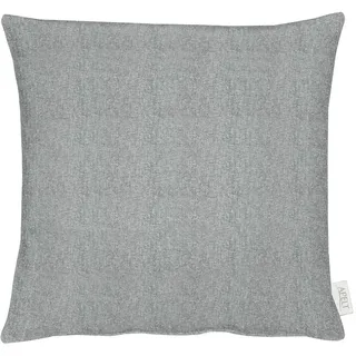 Dekokissen APELT "Vermont" Gr. 2, grau (grau, unifarben), B:70cm L:70cm, Obermaterial: 100% Polyester, Dekokissen_Sitzkissen_Kissenhüllen, Dekokissen, ohne Füllung