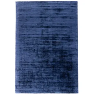 Morgenland Teppich »Designer Teppich Chester rechteckig, 10 mm Höhe, Viskose blau - 340x240 cm