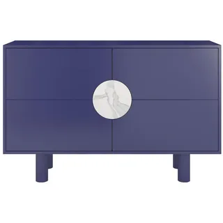 dancan 140 x 90 x 40 cm Marineblau / Blau