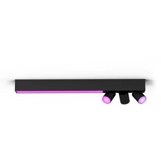 Philips Hue White & Color Ambiance Centris 3er Spot 3350lm schwarz